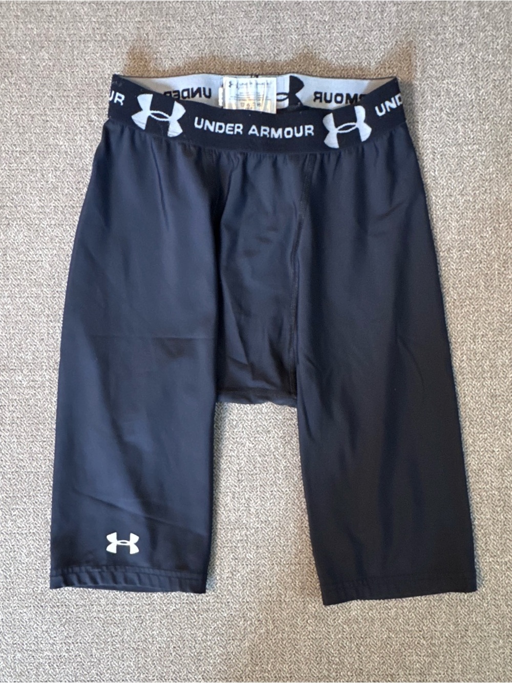 Under Armour Black & White Men’s Compression Boxer Briefs